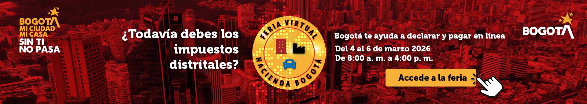 Invitación a feria virtual de cobro
