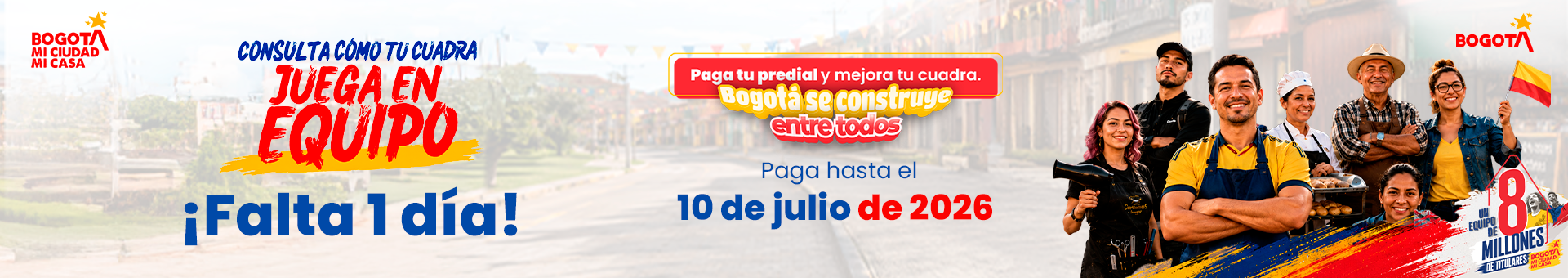 Quedan 1 días para que pagues tu impuesto predial