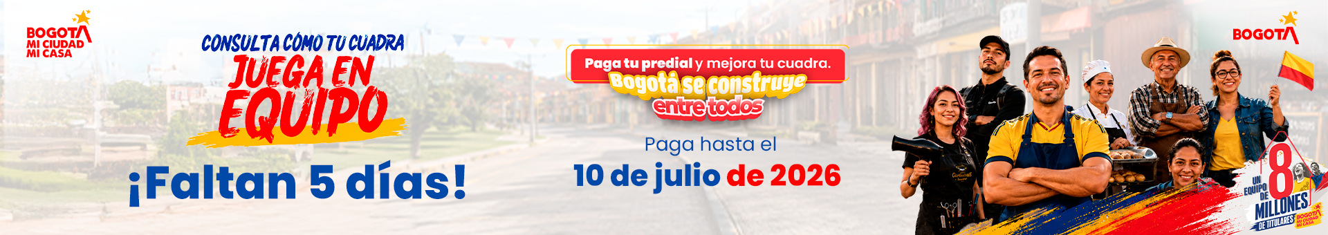 Quedan 5 días para que pagues tu impuesto predial