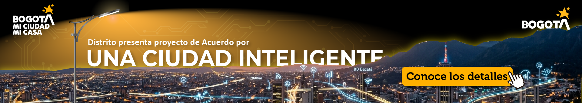 Imagen del proyecto de acuerdo por una ciudad inteligente