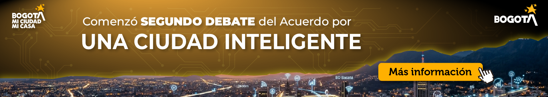 Segundo debate del proyecto de Acuerdo por una Ciudad Inteligente
