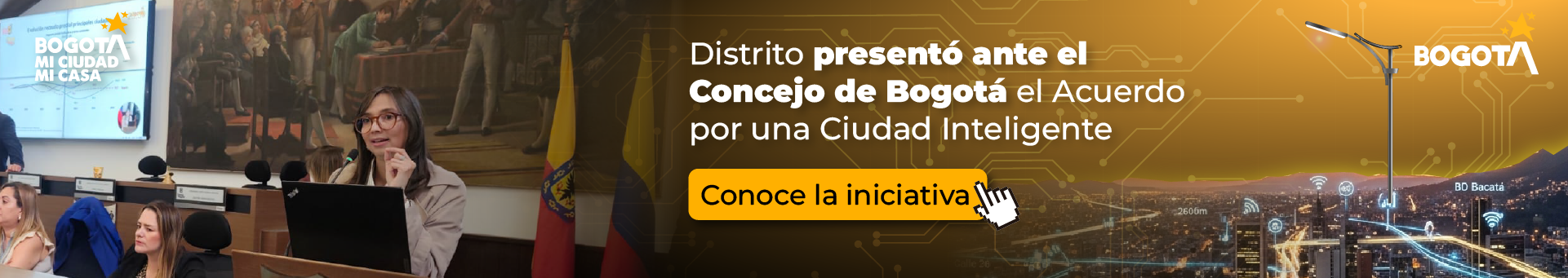 Invitación a conocer la iniciativa del acuerdo por una ciudad inteligente