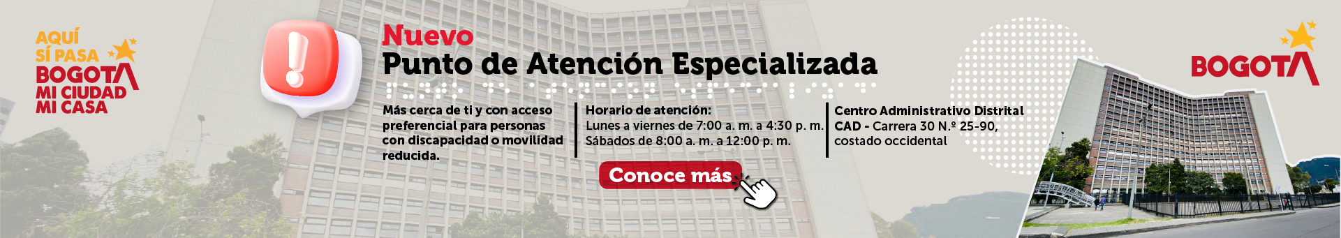 Ahora estamos más cerca de ti y con acceso preferencial