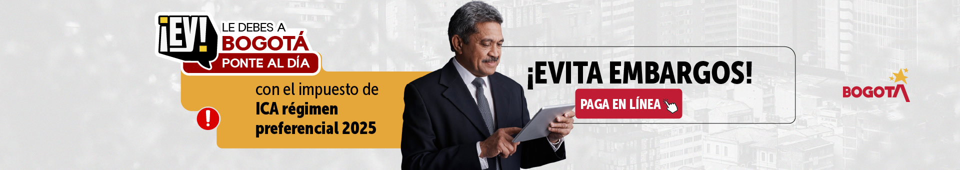 Imagen de invitación a pagar el impuesto