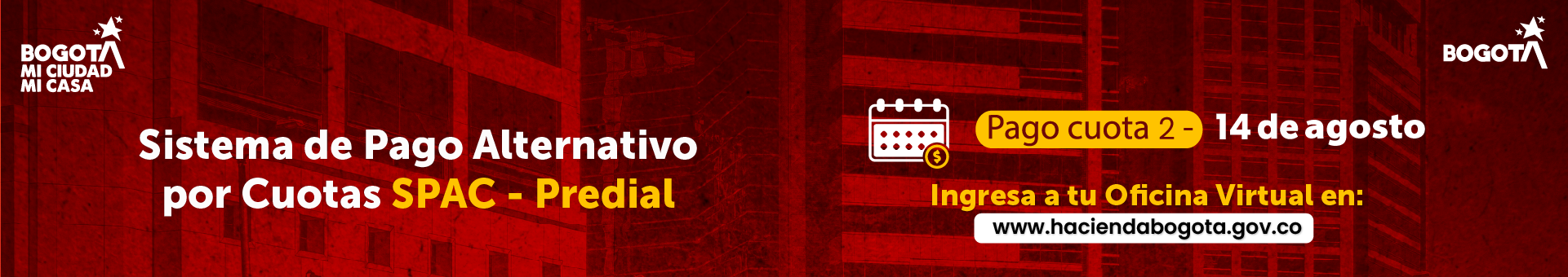 Descarga el recibo de pago y ponte al día con la segunda cuota de tu impuesto predial