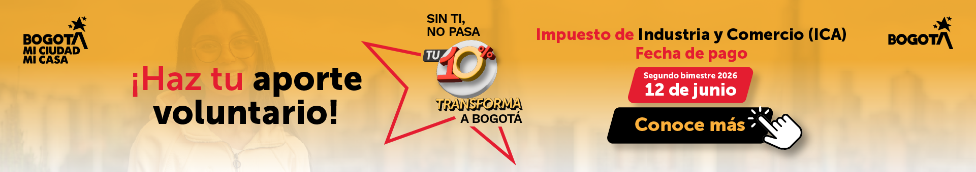 Invitación a declarar y pagar ICA segundo bimestre