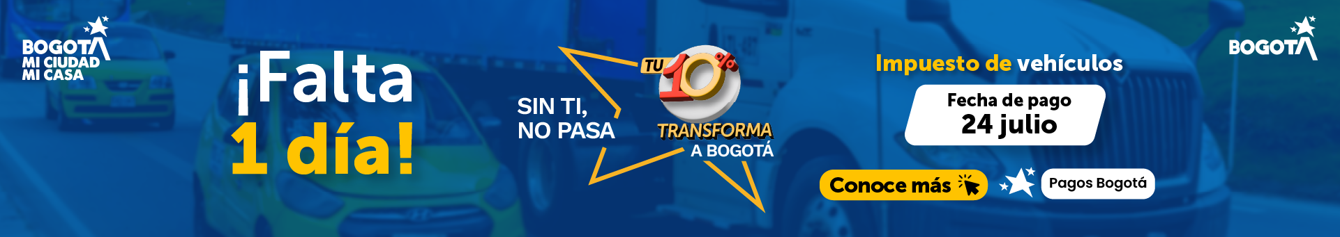 Falta 1 día para que venza el pago del impuesto de vehículos