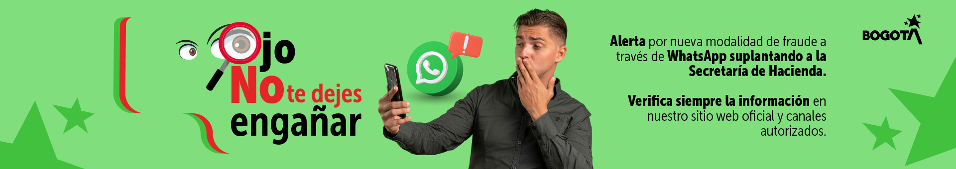 Alerta por nueva modalidad de fraude a través de WhatsApp