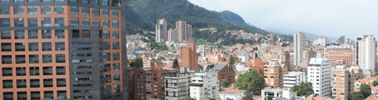 Paisaje de la ciudad de Bogotá