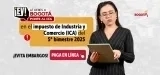 Imagen de llamado a la declaración y pago de ICA 5to bimestre