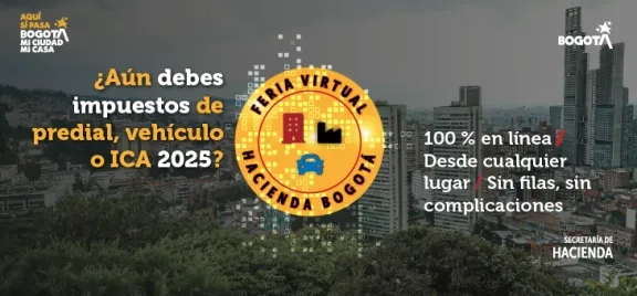 Imagen promocional de la feria de atención virtual
