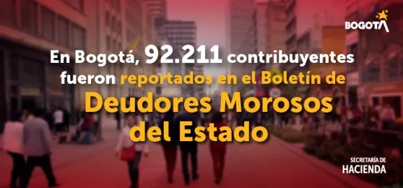 Invitación a ponerse al dia con Bogotá y salir del BDME