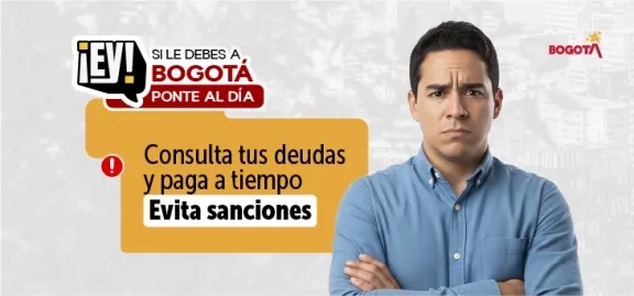 Imagen que invita a ponerse al día con Bogotá