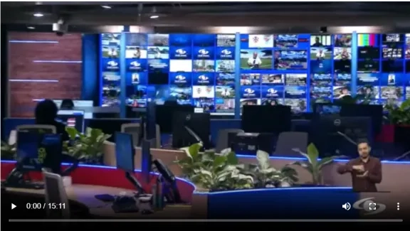 Imagen del set de caracol noticias