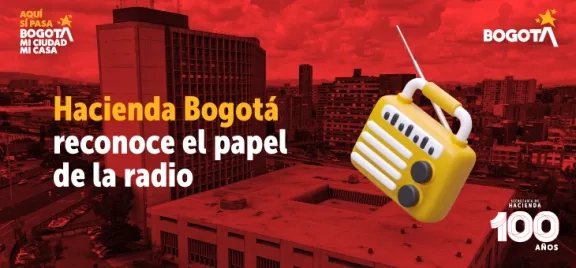 Imagen que anuncia el agradecimiento de Hacienda con la radio nacional