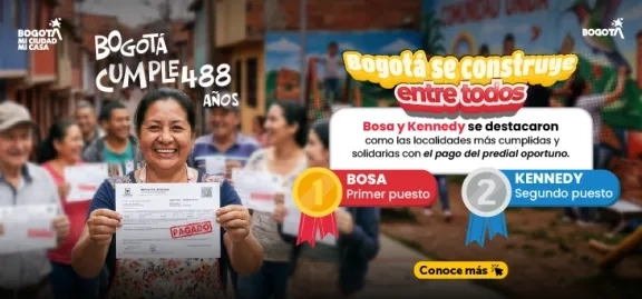 Imagen de anuncio de ganadores del concurso del pago de predial