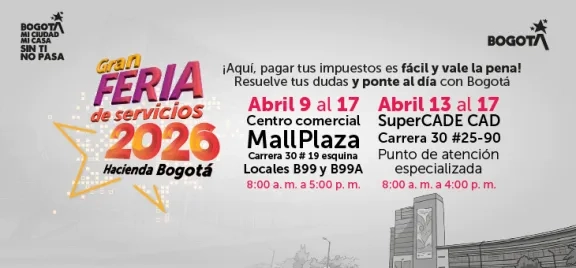 Imagen que promociona la feria de servicios 2026