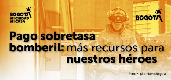 Imagen que anuncia el pago de sobretasa bomberil