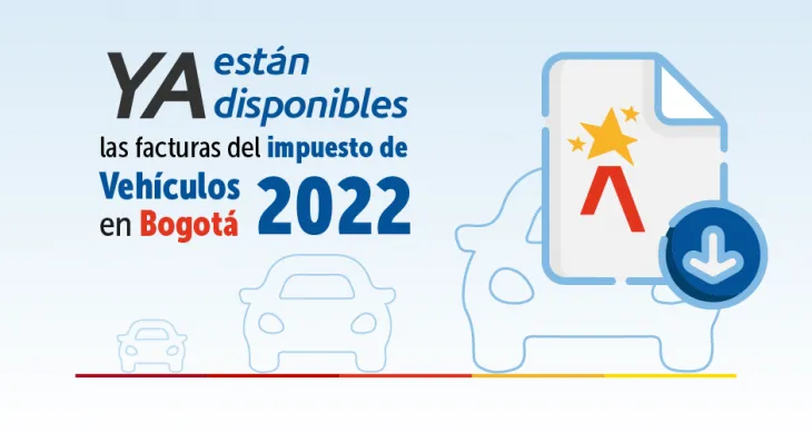 Ya están disponibles las facturas del impuesto de Vehículos 2022 en Bogotá