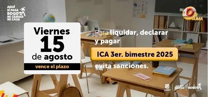 El plazo para declarar y pagar el ICA del tercer bimestre de 2025 vence ...