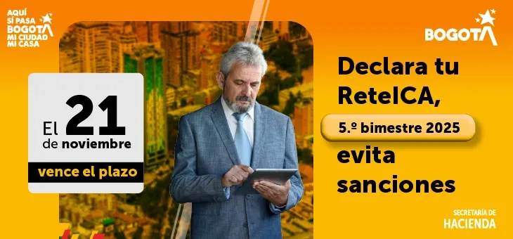 Invitación a pagar ICA quinto bimestre