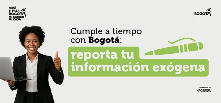 Imagen de invitación a reportar información exógena