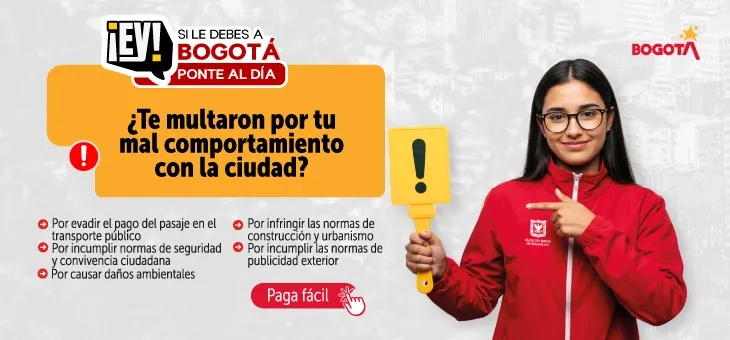 Invitación a ponerse al día con Bogotá