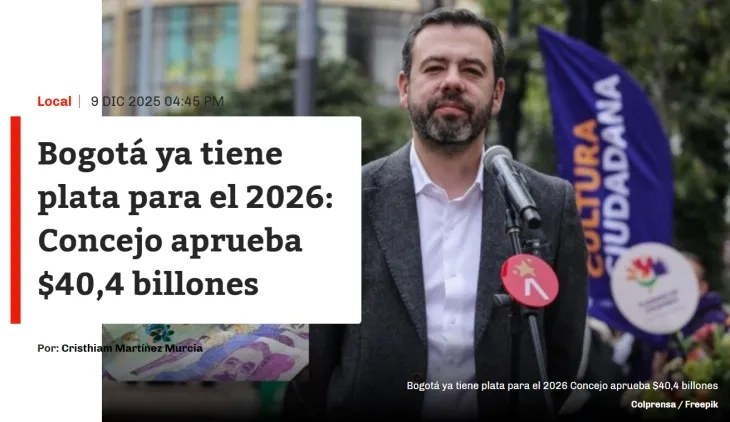 Imagen publicada por Alerta Bogotá