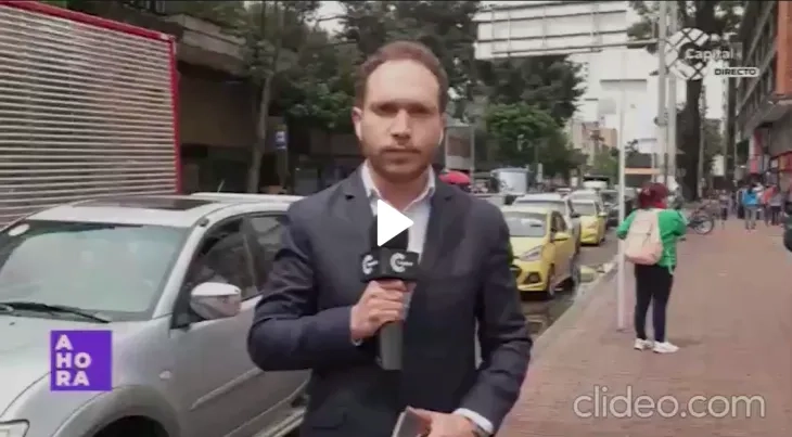 Imagen de la transmisión de la nota