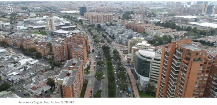Panorámica de Bogotá