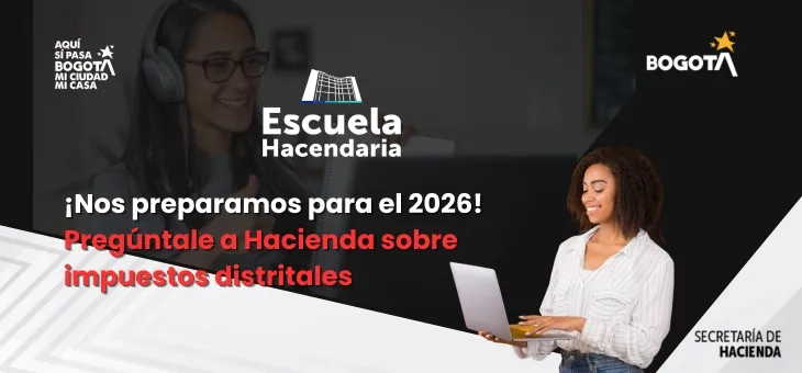 Imagen de invitación a la escuela hacendaria