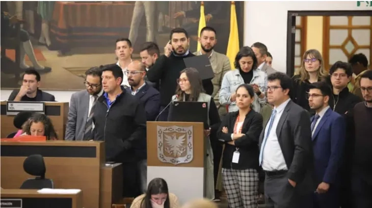 Foto votación Concejo de Bogotá