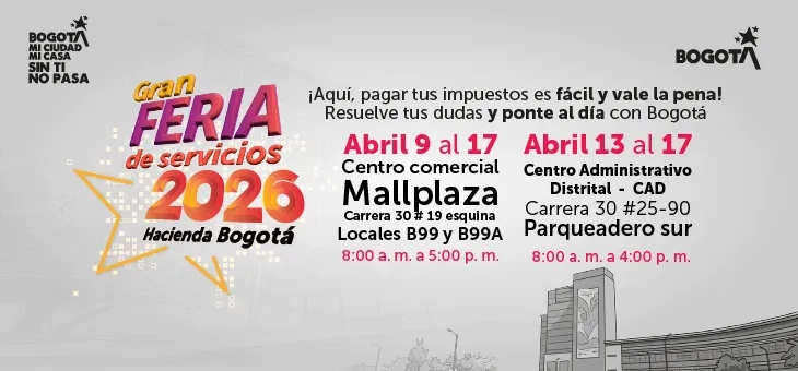 Imagen que promociona la feria de servicios 2026