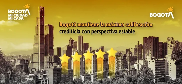 Bogotá mantiene la máxima calificación crediticia de coAAA
