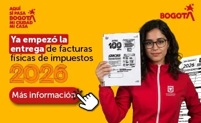 Información de entrega de facturas en Bogotá