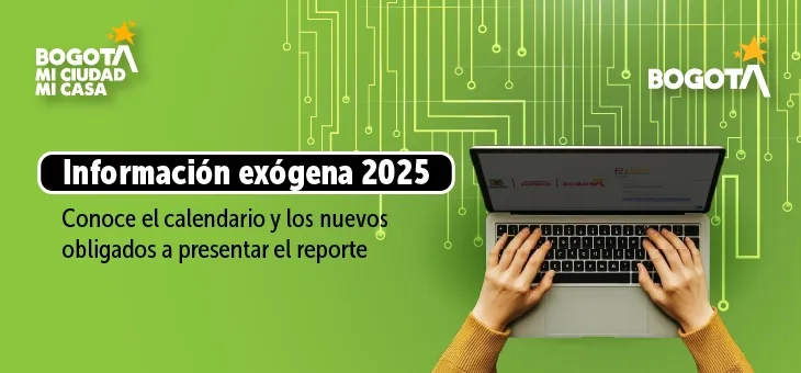 Realiza el reporte de información exógena