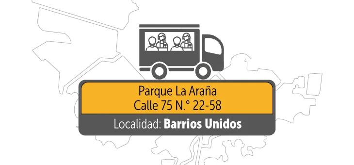 El punto de orientación móvil estará en el parque La Araña, con toda la información sobre impuestos distritales.