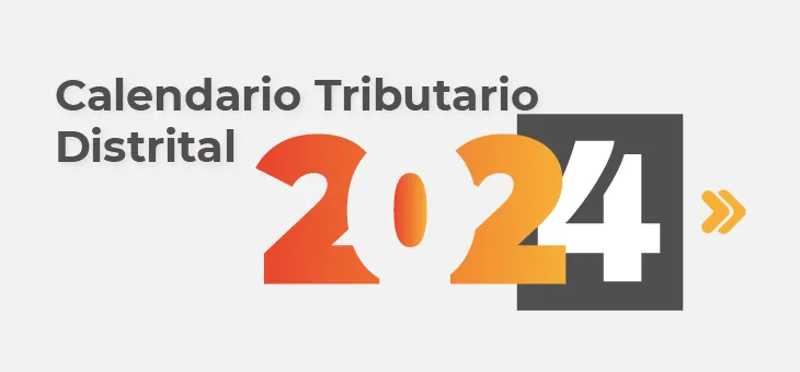 calendario tributario de 2024 para Bogotá