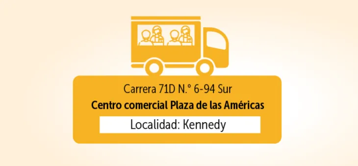 Centro comercial Plaza de las Américas Carrera 71D No. 6-94 Sur