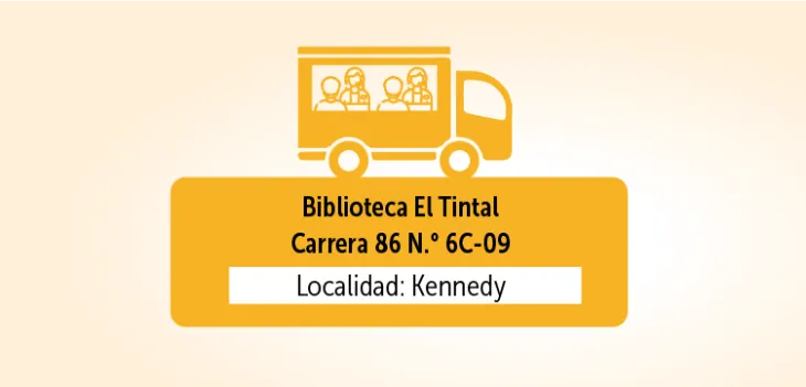 El punto de orientación móvil de la Secretaría de Hacienda prestará atención frente a la Biblioteca El Tintal (carrera 86 N.° 6C-09) 